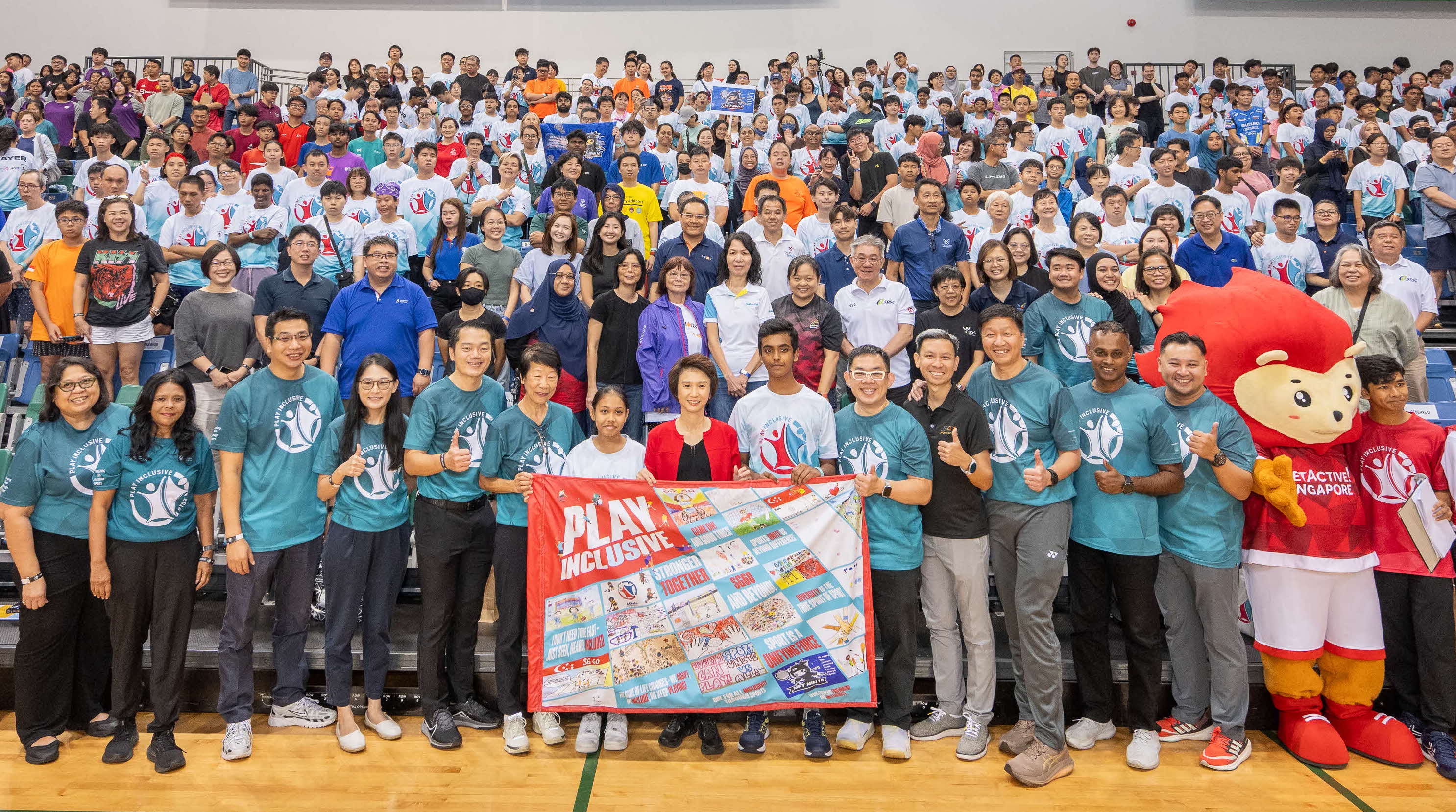 Group photo at Play Inclusive event